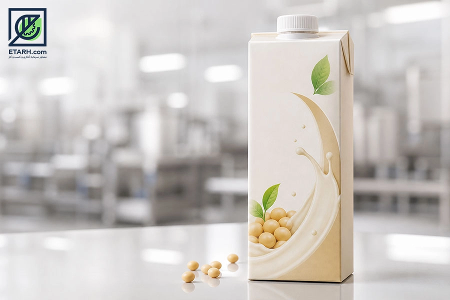 طرح تولید شير سويا
