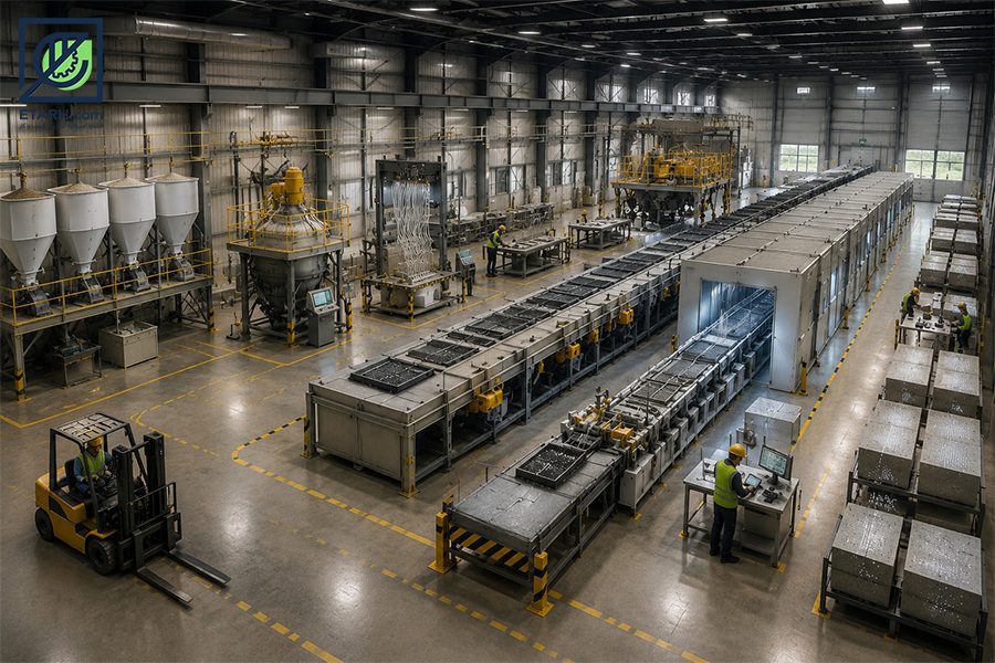 طرح-تولید-بتن-انتقال-دهنده-نور-ETARH