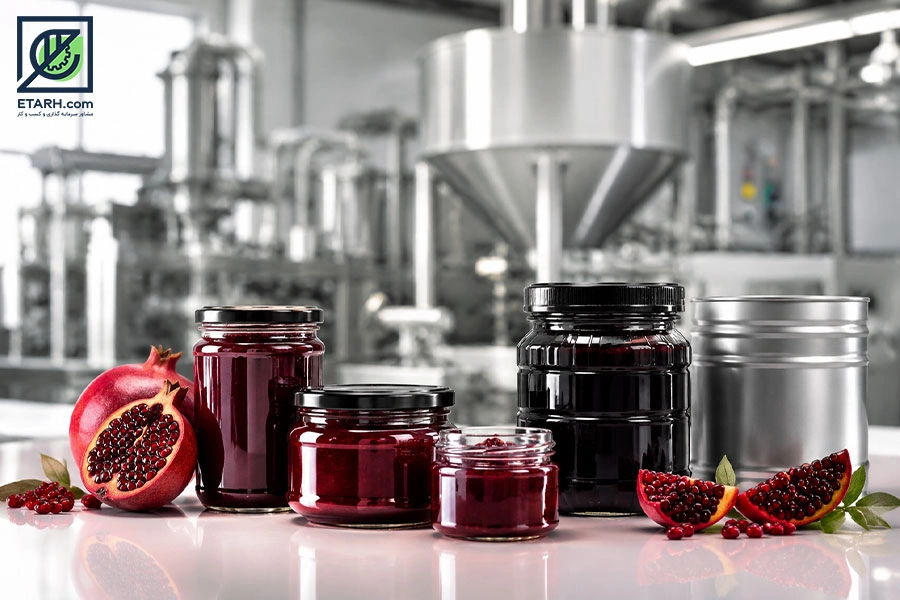 طرح تولید رب و كنسانتره انار