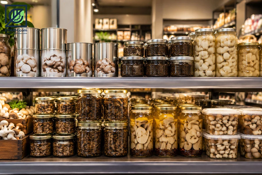 طرح تولید كنسرو، مربا و ترشی قارچ.