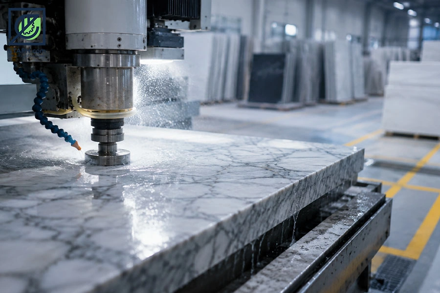 طرح کارگاه تراش و cnc سنگ های ساختمانی