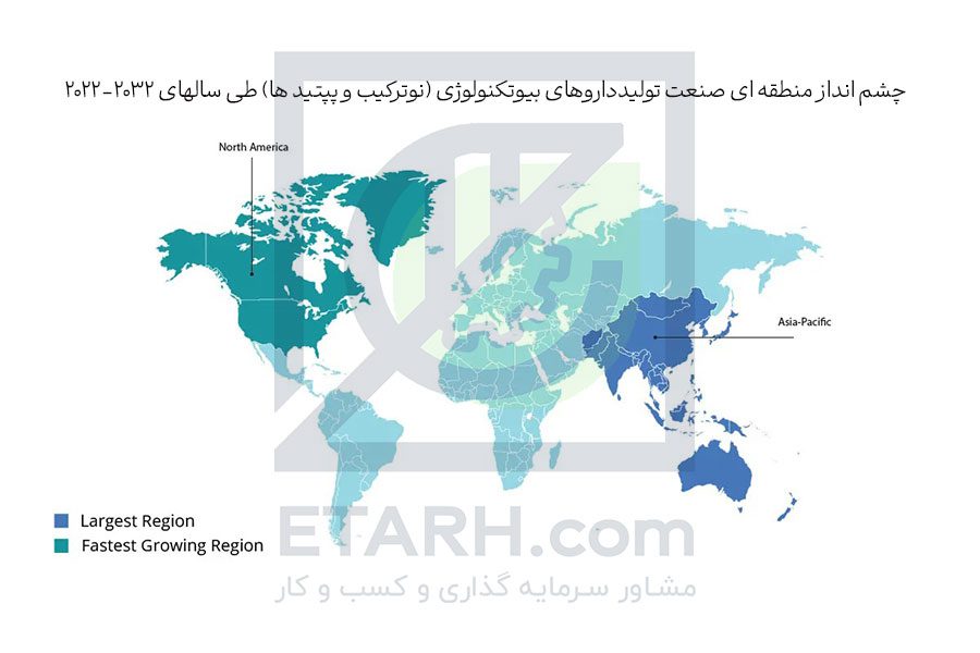 چشم-انداز-منطقه-ای-صنعت-تولیدداروهای-بیوتکنولوژی-(نوترکیب-و-پپتید-ها)-طی-سالهای-2022-2032