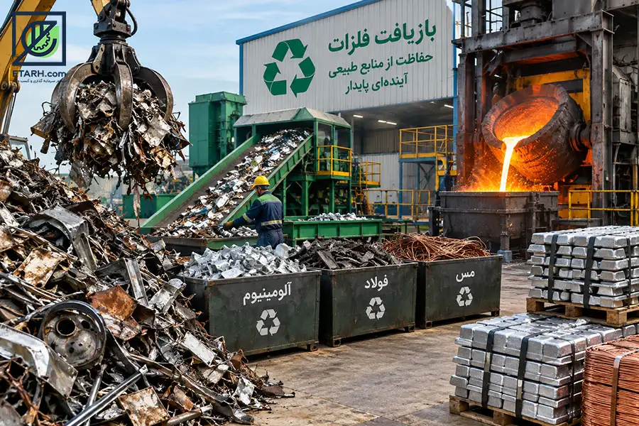 طرح بازیافت فلزات